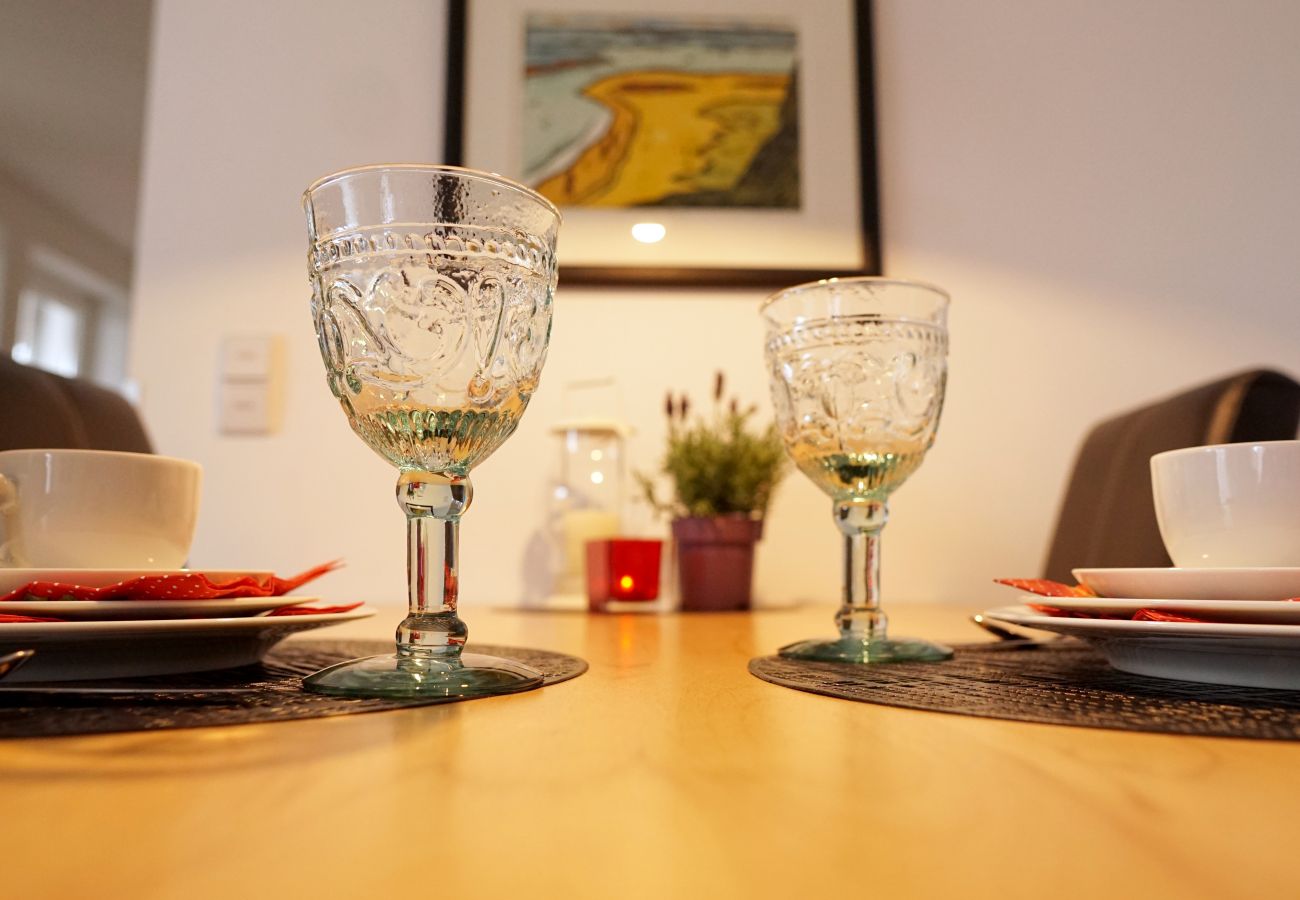 Ferienwohnung in Krummhörn - Herzmuschel -  Kaminofen/Whirlpool/Terrasse