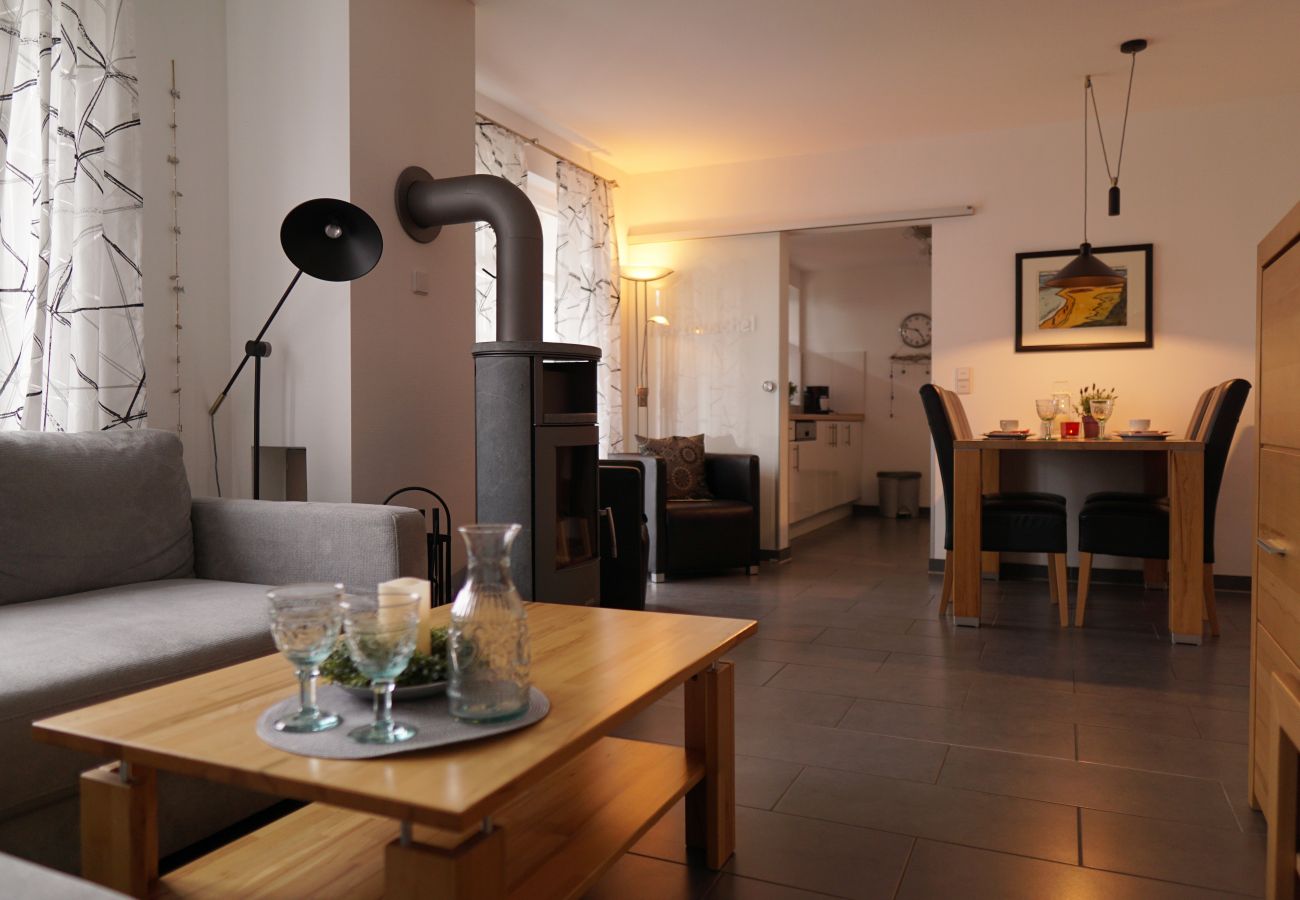 Ferienwohnung in Krummhörn - Herzmuschel -  Kaminofen/Whirlpool/Terrasse