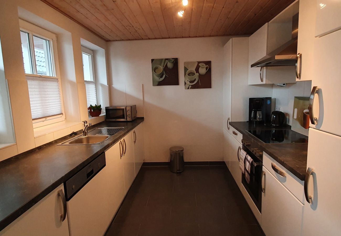 Ferienwohnung in Krummhörn - Sandburg-Kaminofen/Whirlpool/Terrasse