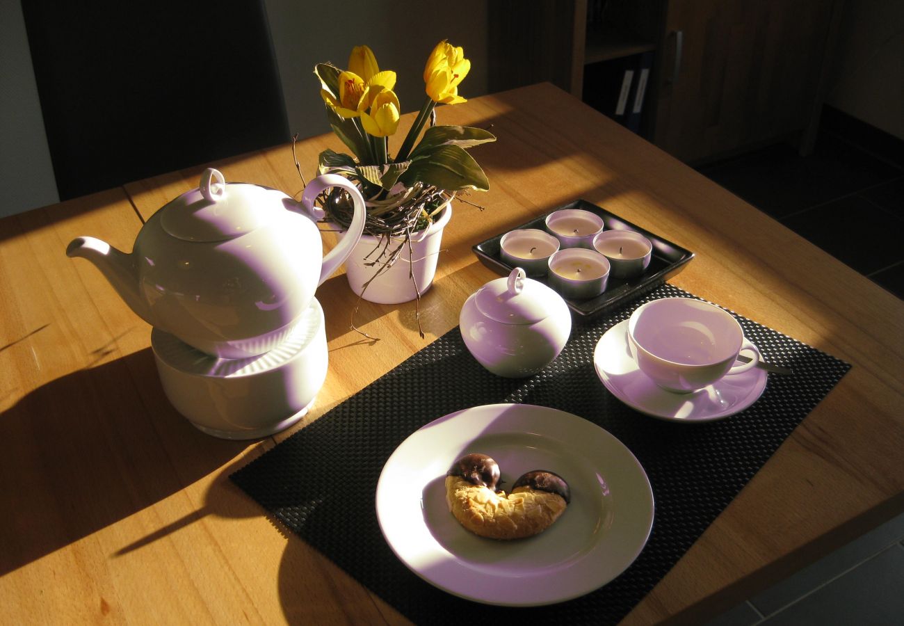 Ferienwohnung in Krummhörn - Sonnendeck-Kaminofen/Whirlpool/Sonnenbalkone