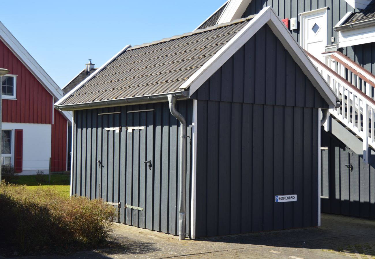 Ferienwohnung in Krummhörn - Sonnendeck-Kaminofen/Whirlpool/Sonnenbalkone