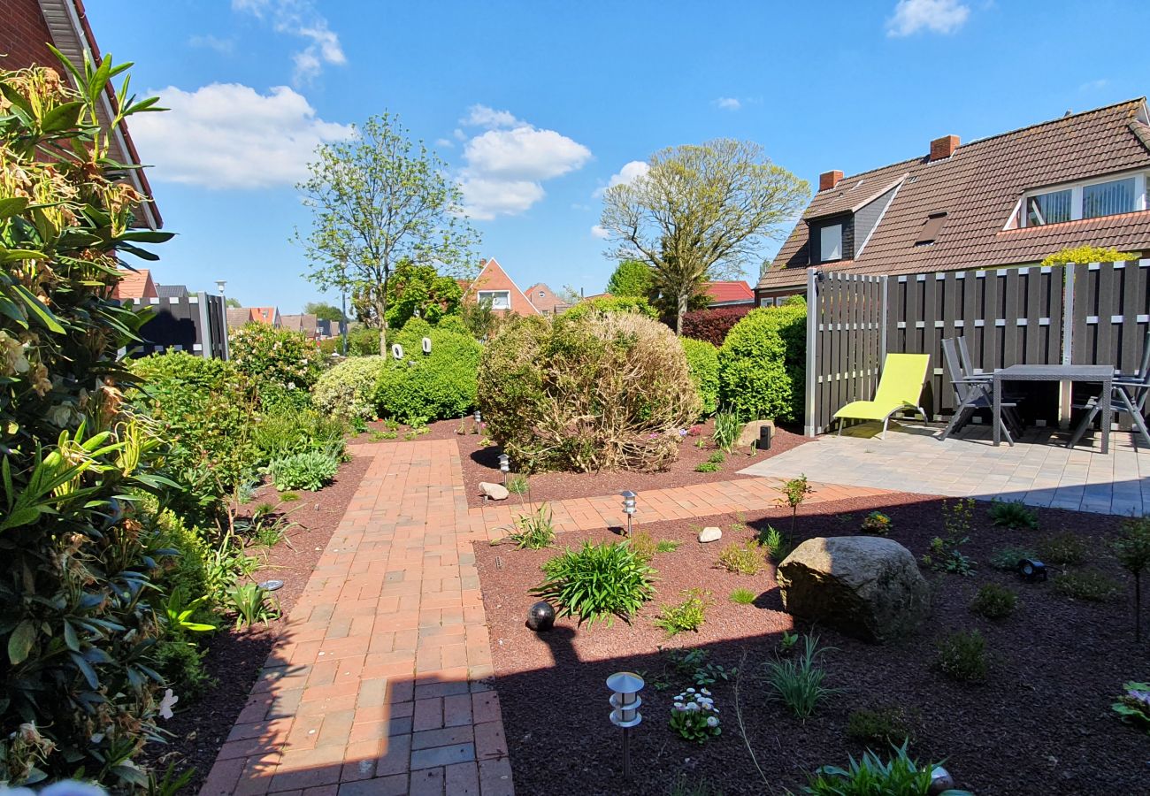 Ferienwohnung in Krummhörn - Kaiser Apartment-Terrasse/Garten/Hunde Willkommen