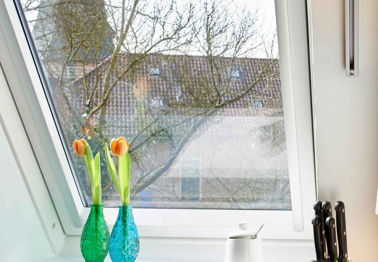 Ferienwohnung in Krummhörn - Kaiser Apartment-Terrasse/Garten/Hunde Willkommen