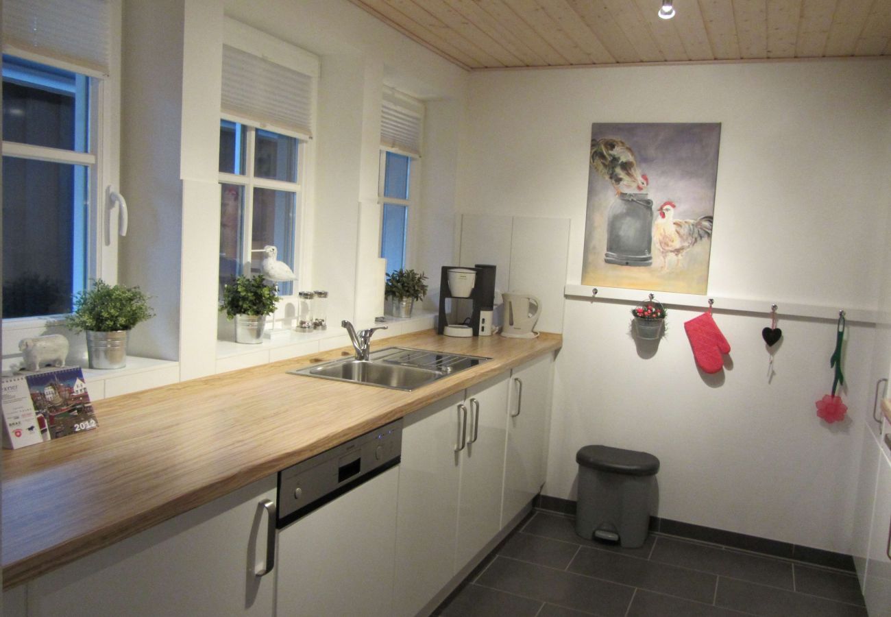 Ferienwohnung in Krummhörn - Kleine Brise- Kaminofen/Whirlpool