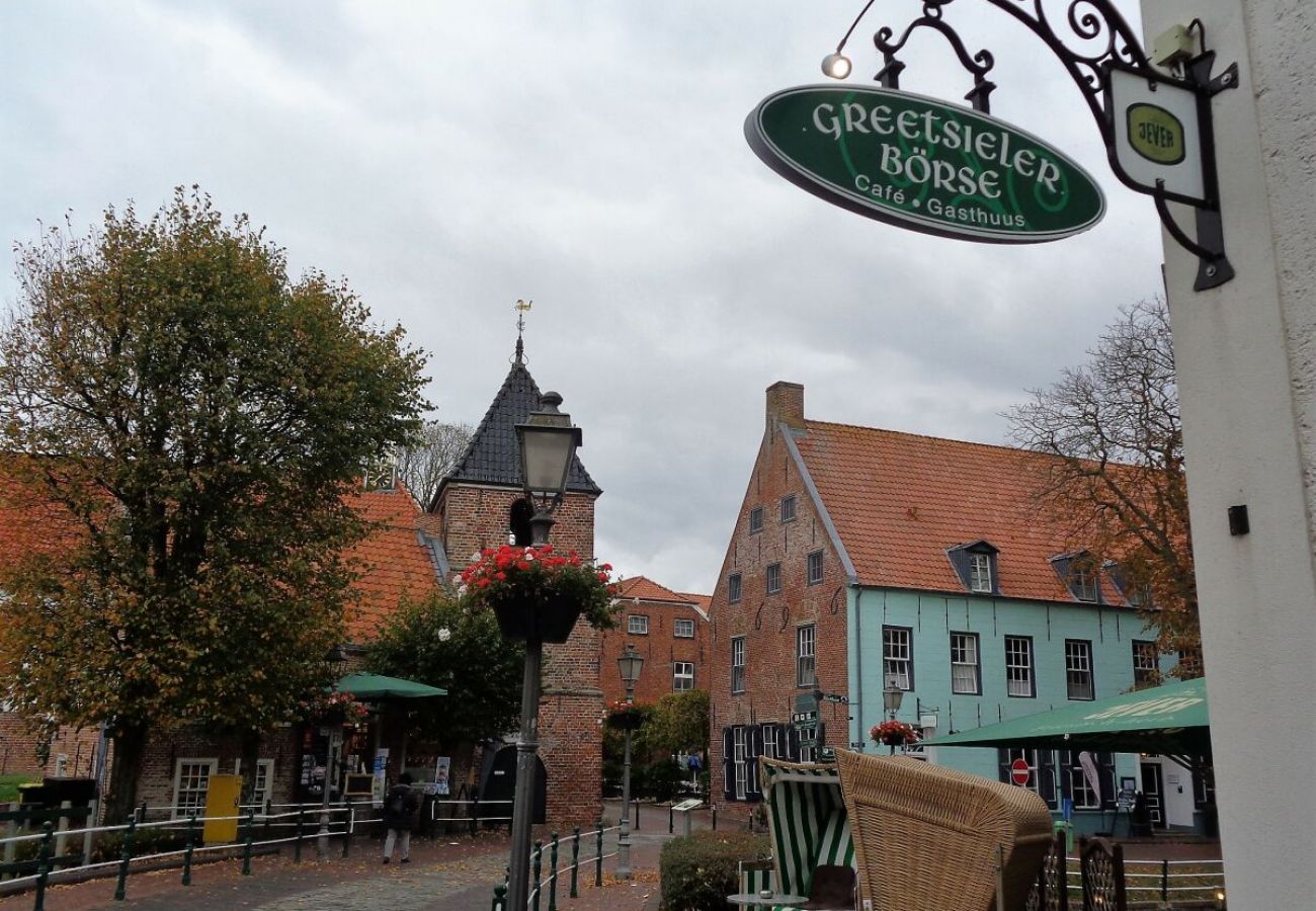Ferienwohnung in Krummhörn - Veras Kate/Terrasse/Garten/Hunde Willkommen